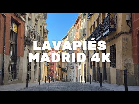 WALKING TOUR LAVAPIES NEIGHBORHOOD - MADRID 4K (OCTOBER/2021)