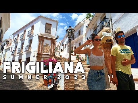 Frigiliana Spain The Most Beautiful Village Summer 2023 July Update Costa del Sol | Málaga [4K HD]