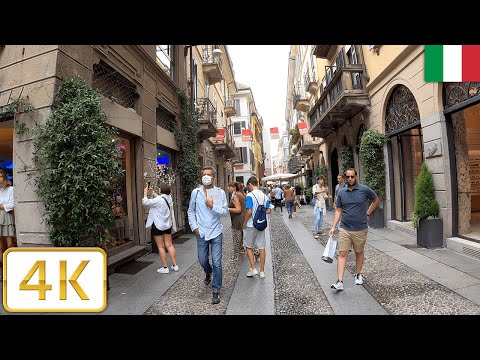 Brera in Milan, Italy | Summer 2021【4K】Milano