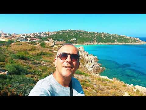 SARDINIA [4K] 🇮🇹 Santa Teresa di Gallura 🏖️ Rena Bianca beach, Sardinia, Italy
