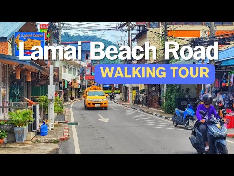 Exploring Lamai Beach Road In Koh Samui - Walking Tour 2024