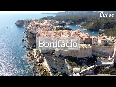 BONIFACIO (CORSICA) - THE INCREDIBLE CITY AND ITS CLIFFS - DRONE 4K